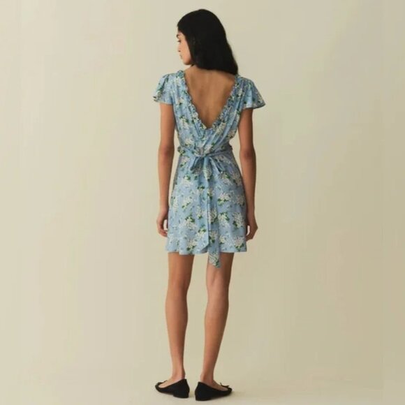 Doen Tayla Dress in Sky May Bell Floral SZ S - Picture 2 of 8